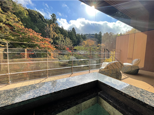 >6th & 7th Floors – Each with A Guest Room with Semi Open Air Bath, Japanese Style Bed + Terrace Image